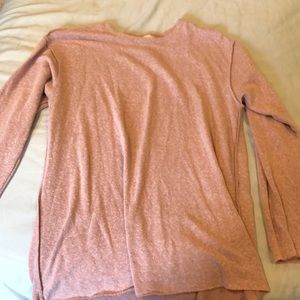 Dusty pink heather sweater